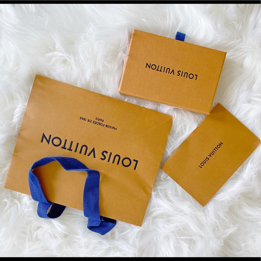 Authentic Louis Vuitton Card Holder Box&Dust Bag